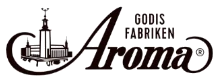 Aroma Swedish candy brand logo