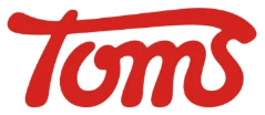 Toms Swedish candy brand logo